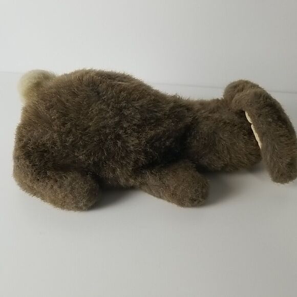 Vintage DAKIN Rabbit Hand Puppet 12in Full Body Fuzzy Brown Bunny 1985 Korea - Picture 5 of 9